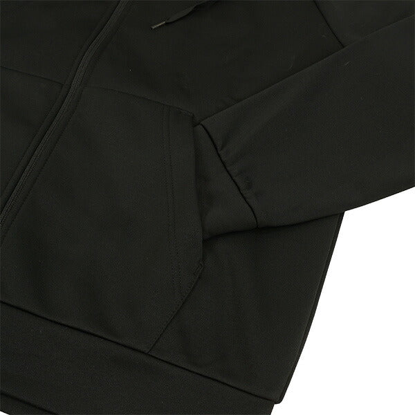 ナイキNIKE裏起毛Therma-FITフルジップフィットネスパーカーDQ4831-010サッカーフットサルスウェットジップパーカーブラック