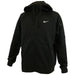 ナイキNIKE裏起毛Therma-FITフルジップフィットネスパーカーDQ4831-010サッカーフットサルスウェットジップパーカーブラック