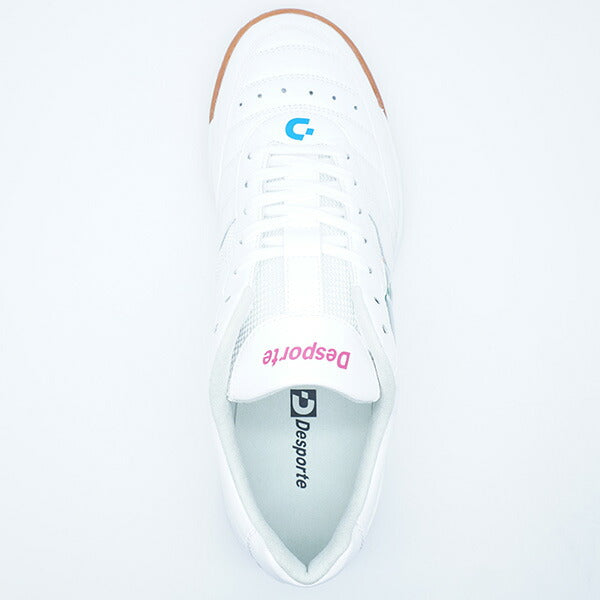 【ショップ限定エントリーでさらに+9倍】ボアビスタKIIIIデスポルチdesporteDS-2133-PWMSILパールホワイトフットサルシューズインドア室内用