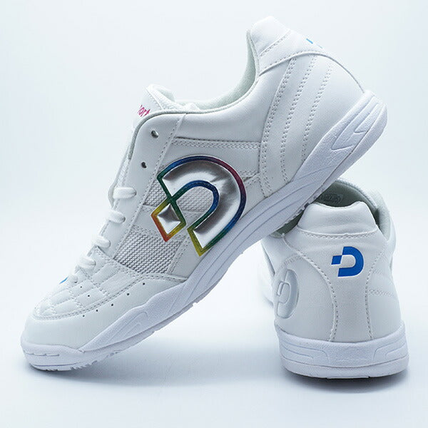 リオLLIDデスポルチdesporteDS-2134-PWMSILホワイトフットサルシューズインドア室内用