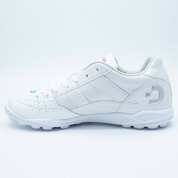 リオLLTFデスポルチdesporteDS-2144-PWMSILホワイトフットサルシューズ屋外用