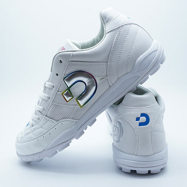 リオLLTFデスポルチdesporteDS-2144-PWMSILホワイトフットサルシューズ屋外用