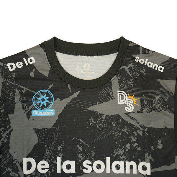 【ネコポス送料無料】デラソラーナDelasolana長袖プラシャツDS24F21サッカーフットサルプラクティスシャツ練習着メンズ