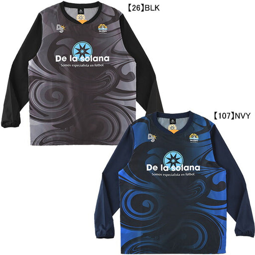 【ショップ限定エントリーでさらに+9倍】【ネコポス送料無料】デラソラーナDelasolanaピステシャツDS24F22サッカーフットサルトレーニングトップ練習着裏無しメンズ