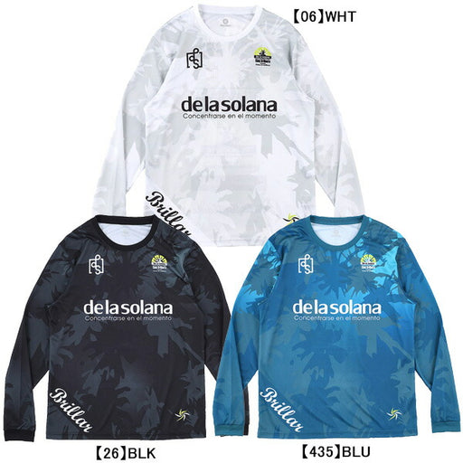 【ネコポス送料無料】デラソラーナDelasolanaBRILLARPOLYLONGTEEDS25F40サッカーフットサルプラクティスシャツ長袖練習着メンズ