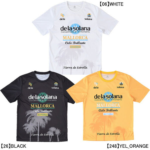 【ショップ限定エントリーでさらに+9倍】【ネコポス送料無料】デラソラーナDelasolanaPALMTEEDS25S32サッカーフットサルプラクティスシャツ半袖練習着メンズ