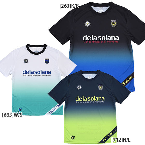 【ネコポス対応可】デラソラーナDelasolanaグラディエンドプラTDS26S57サッカーフットサル半袖プラクティスシャツメンズ