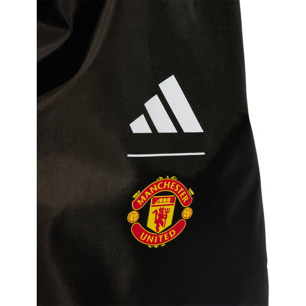 【ネコポス送料無料】マンチェスターユナイテッドMNU2025-26ジムサックDSK84サッカーナップサック47×37cmブラックアディダスadidas