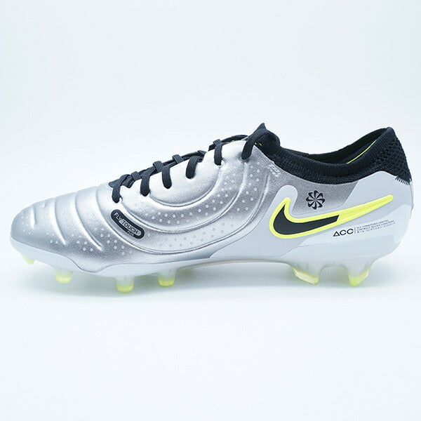 ティエンポレジェンド10エリートFGナイキNIKEDV4328-001メタリックシルバーサッカースパイク天然芝