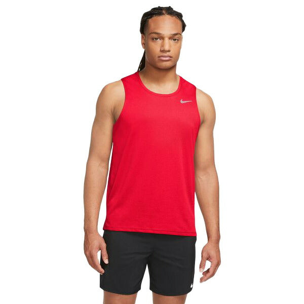 【ショップ限定エントリーでさらに+9倍】【ネコポス送料無料】ナイキNIKEメンズランニングシャツマイラータンクトップ25FAノースリーブレッドDV9322-635