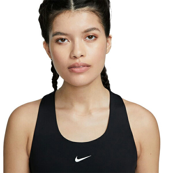 【ショップ限定エントリーでさらに+9倍】ナイキNIKEナイキスウッシュウィメンズミディアムサポートパッディドスポーツブラタンクトップDV9898-010