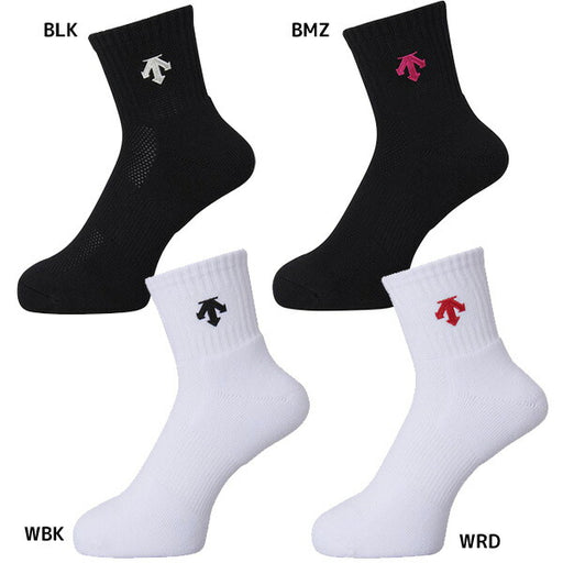 【ショップ限定エントリーでさらに+9倍】【ネコポス送料無料】デサントDESCENTEバレーボールソックススーパーショートソックスDVB9640Bメンズレディースユニセックス靴下