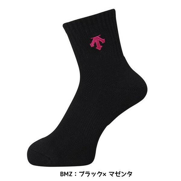 【ショップ限定エントリーでさらに+9倍】【ネコポス送料無料】デサントDESCENTEバレーボールソックススーパーショートソックスDVB9640Bメンズレディースユニセックス靴下