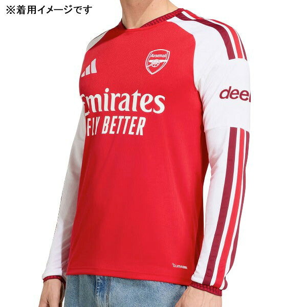 アーセナルARS2026-07レプリカホームユニフォーム長袖DVS84-KB9950サッカーベタースカーレットアディダスadidas