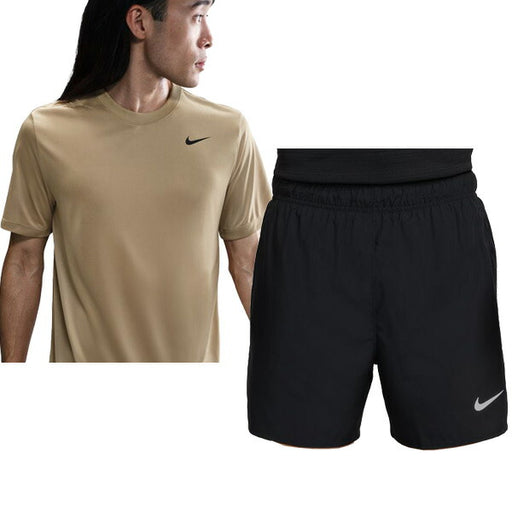 ナイキNIKEDri-FITフィットネスTシャツプラクティスシャツ24SUDFチャレンジャーショート13cm25SU上下セットDX0990297-DV9364010