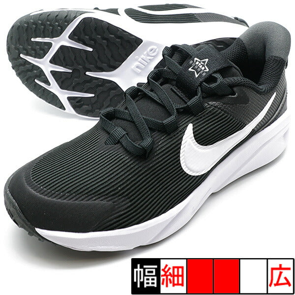 スターランナー4ナイキNIKEDX7614-001ブラックジュニアランニングシューズ