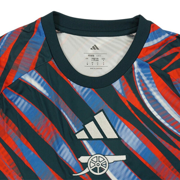 アーセナルARS2026-27プレマッチジャージE0085-KC0011サッカーレプリカプラシャツグリーンアディダスadidas