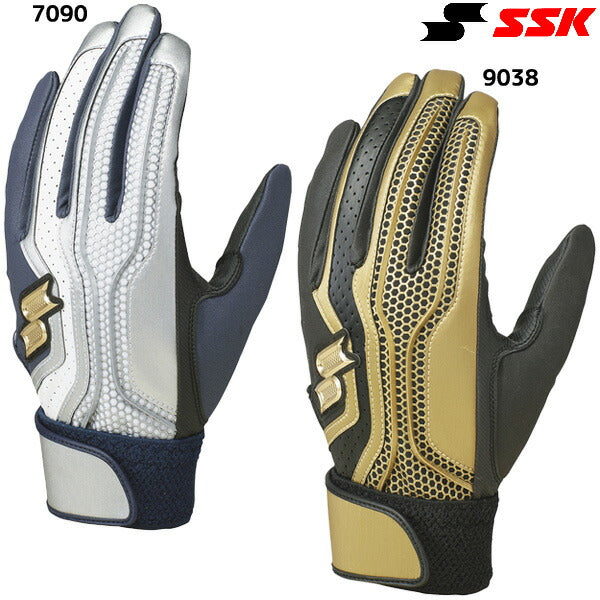 【ショップ限定エントリーでさらに+9倍】【ネコポス送料無料】エスエスケイSSK野球バッティンググラブプロエッジシングルバンド手袋24SSEBG5200Wproedge両手