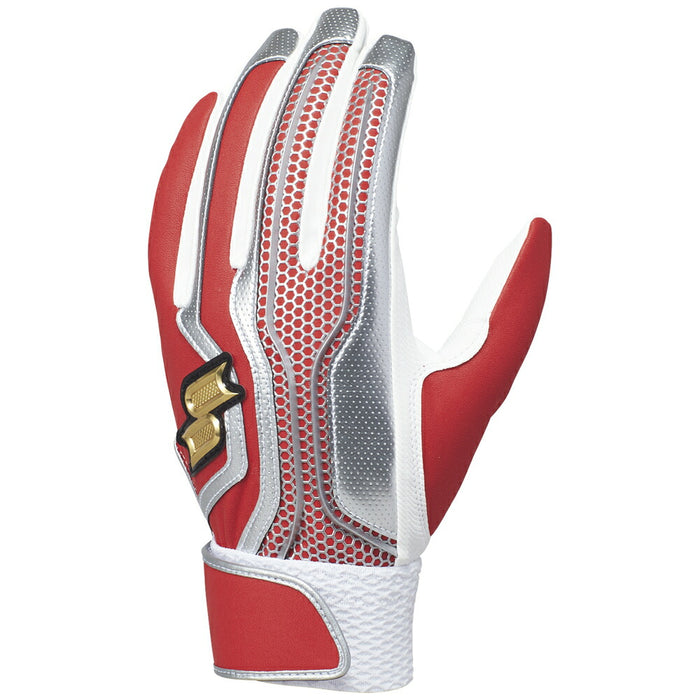 【ネコポス送料無料】野球SSKバッティンググラブバッティンググローブ一般用シングルバンド手袋両手PEキャデット25SSEBG5200WF2