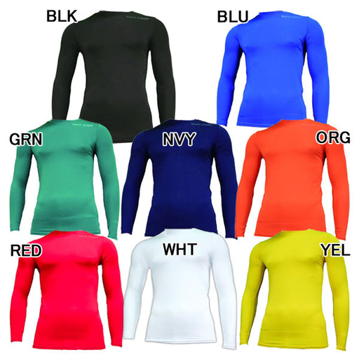 【ネコポス送料無料】アールズコートEarlsCourt裏起毛インナークールネックタイプEC-10サッカーフットサルアンダーシャツ長袖丸首メンズ