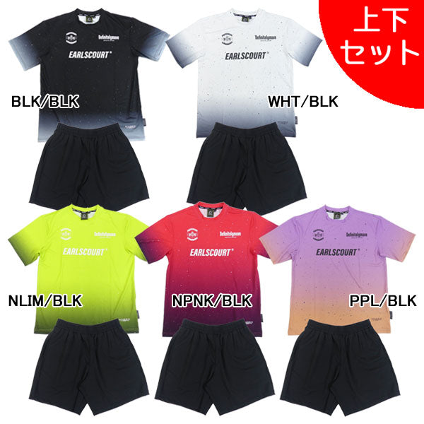 【上下セット】アールズコートEarlsCourtGRADATIONDOTプラクティスセットEC-126-04ECJ-126-04EC-AC04ECJ-AC04サッカーフットサル