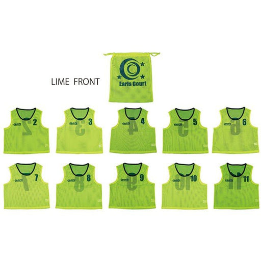【ショップ限定エントリーでさらに+9倍】アールズコートEarlsCourt番号つきビブス10枚セットEC-A013サッカーフットサル組み分けゼッケン