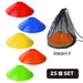 アールズコートEarlscourtマーカーコーンSET25個収納袋付きEC-A063サッカーフットサルトレーニングチーム用品