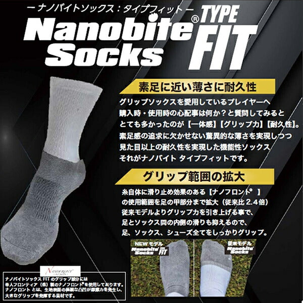 【ショップ限定エントリーでさらに+9倍】【ネコポス送料無料】アールズコートEarlsCourtグリップソックスFITnanobitesockstipefitEC-A078サッカーフットサルナノバイトフィット靴下