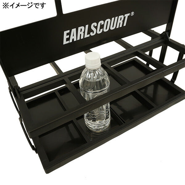 【ショップ限定エントリーでさらに+9倍】【送料無料】アールズコートEarlsCourtボトルキャリー8本EC-A088サッカーフットサルチーム用品折り畳み可持ち手付きブラック
