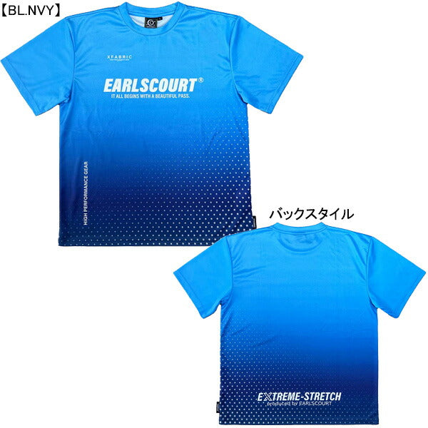 【ネコポス送料無料】アールズコートEarlsCourtドットスターグラデプラクティスシャツEC-ECJ-S070サッカーフットサルプラシャツ練習着ジュニア大人
