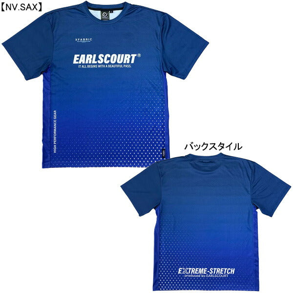 【ネコポス送料無料】アールズコートEarlsCourtドットスターグラデプラクティスシャツEC-ECJ-S070サッカーフットサルプラシャツ練習着ジュニア大人