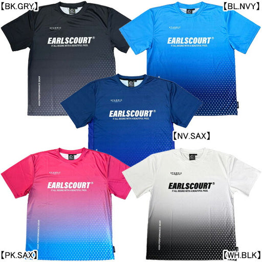 【ネコポス送料無料】アールズコートEarlsCourtドットスターグラデプラクティスシャツEC-ECJ-S070サッカーフットサルプラシャツ練習着ジュニア大人