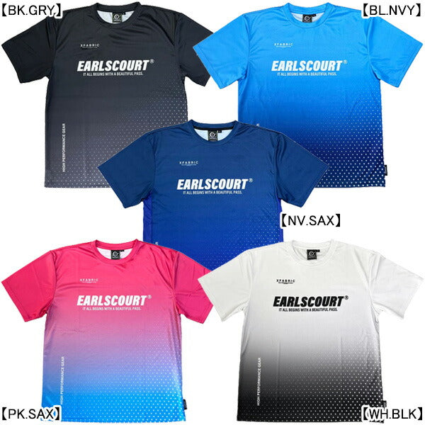 【ネコポス送料無料】アールズコートEarlsCourtドットスターグラデプラクティスシャツEC-ECJ-S070サッカーフットサルプラシャツ練習着ジュニア大人