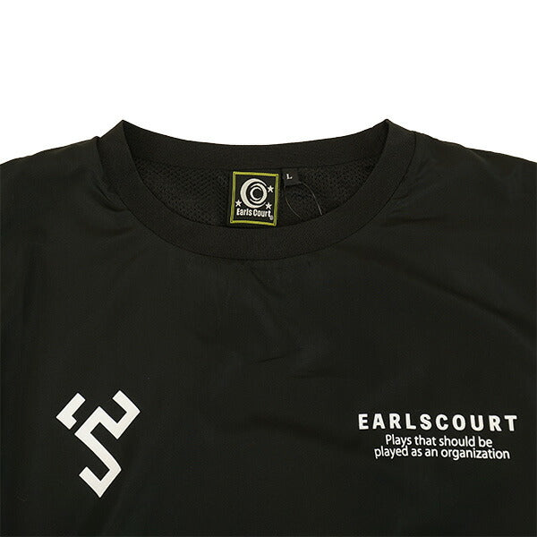 アールズコートEarlsCourtFTB裏メッシュピステ上下セットEC-FSP005サッカーフットサルトレーニングウェアトップパンツブラックメンズ