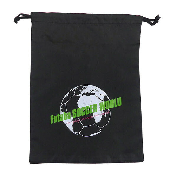 【ショップ限定エントリーでさらに+9倍】【ネコポス対応可】アールズコートEarlsCourtフタバサッカーワールドオリジナルシューズ袋EC-FTBサッカーフットサルシューズバッグブラック