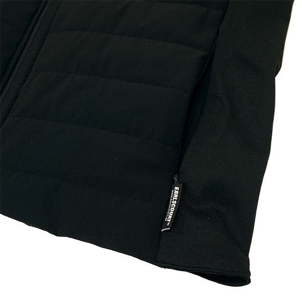 【3点セット】アールズコートEarlsCourt薄中綿ストレッチジャケットベストパンツセットEC-JK019/EC-JK020/EC-LP016サッカーフットサル黒メンズ