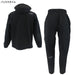 【上下セット】アールズコートEarlsCourt薄中綿ストレッチジャケットパンツ上下EC-JK019-EC-LP016サッカーフットサルトレウェアブラックメンズ