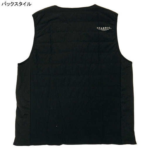 アールズコートEarlsCourt薄中綿ストレッチベストEC-JK020サッカーフットサルトレーニングウェアブラックメンズ