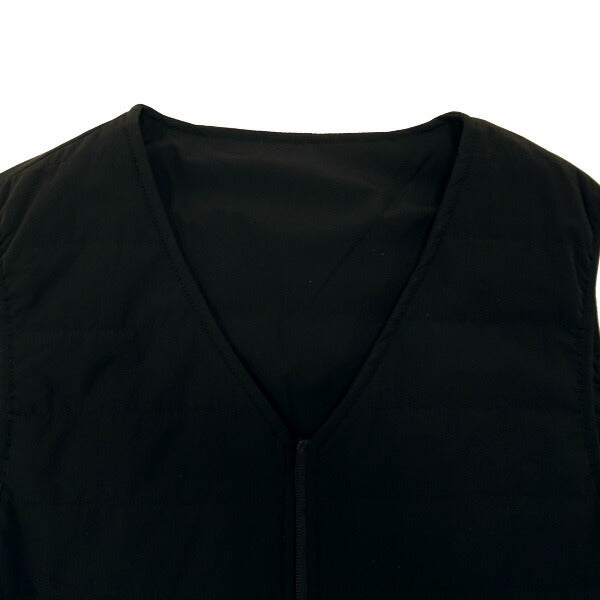 アールズコートEarlsCourt薄中綿ストレッチベストEC-JK020サッカーフットサルトレーニングウェアブラックメンズ