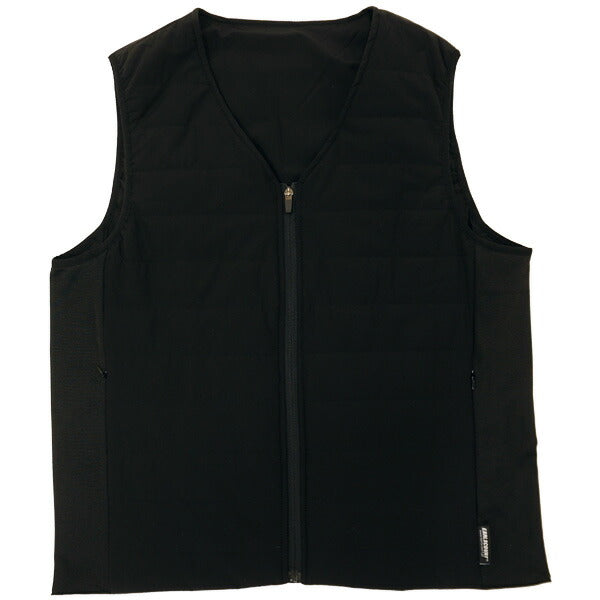 アールズコートEarlsCourt薄中綿ストレッチベストEC-JK020サッカーフットサルトレーニングウェアブラックメンズ