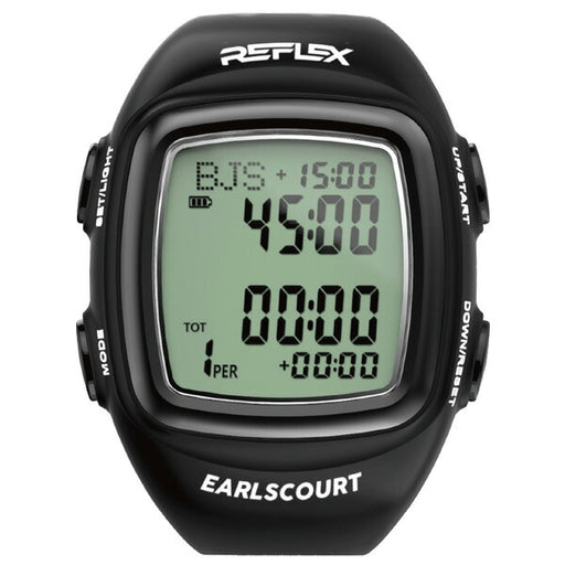 アールズコートEarlsCourtレフェリーウォッチREFLEX2スターターセットEC-R009サッカーフットサル審判用腕時計ブラック