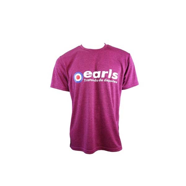 【ネコポス送料無料】Tシャツメンズレディースアールズコート吸汗速乾杢柄プラクティスシャツEC-S017ランニングウォーキングジョギング