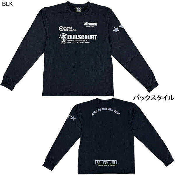 【送料無料】アールズコートEarlsCourt発熱裏起毛ロングトップEC-S046サッカーフットサルプラシャツ吸湿発熱加工防寒軽量練習着メンズ