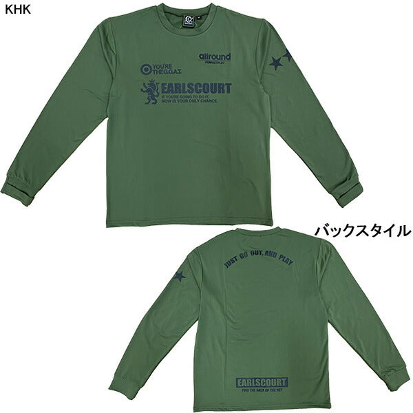 【送料無料】アールズコートEarlsCourt発熱裏起毛ロングトップEC-S046サッカーフットサルプラシャツ吸湿発熱加工防寒軽量練習着メンズ