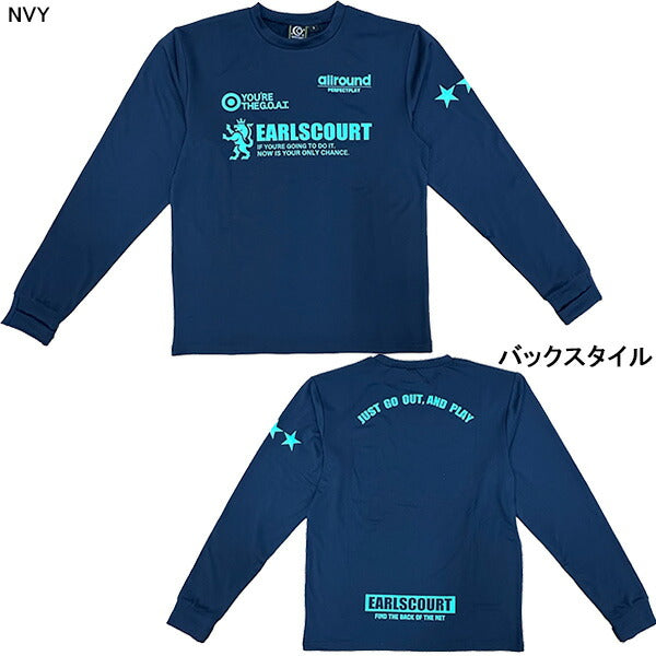 【送料無料】アールズコートEarlsCourt発熱裏起毛ロングトップEC-S046サッカーフットサルプラシャツ吸湿発熱加工防寒軽量練習着メンズ