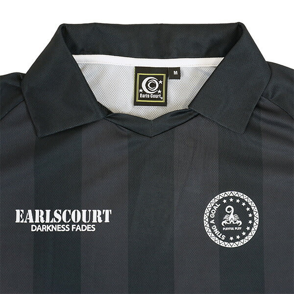 【ネコポス送料無料】アールズコートEarlsCourtプラクティスシャツSTINGCOLLARSTRIPEEC-SG014サッカーフットサル半袖練習着襟付きメンズ