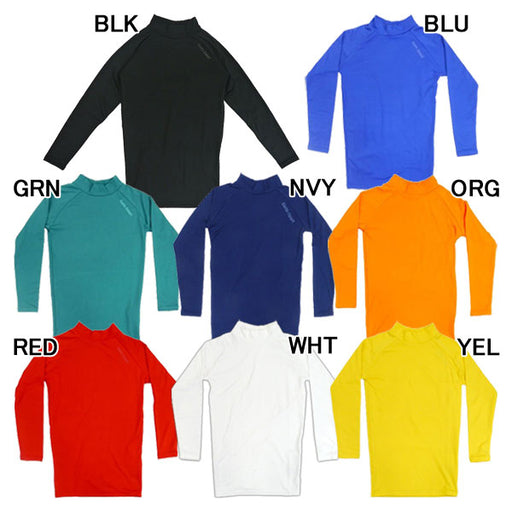 【ネコポス送料無料】アールズコートEarlsCourtジュニア裏起毛ハイネックインナーECJ-08サッカーフットサルインナーシャツ長袖チーム対応子供用