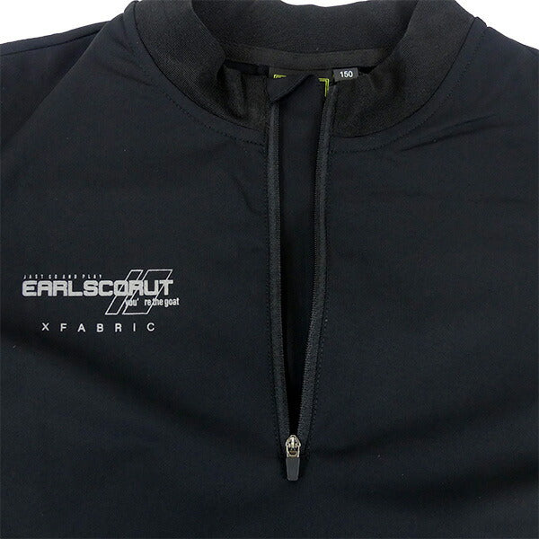 【上下セット】アールズコートEarlsCourtジュニアACTナイロンH-ZIPトップロングパンツ上下ECJ-AC03-ECJ-AC02サッカーフットサル凄ストレッチ吸汗速乾子供用