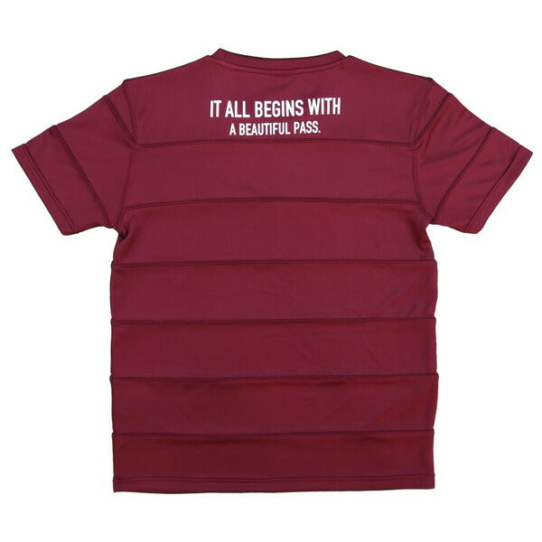 【ネコポス対応可】アールズコートEarlsCourtジュニアJrボーダー切替プラシャツECJ-S031Tシャツ半袖プラクティスシャツ子供