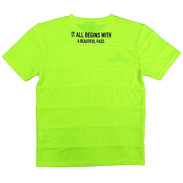 【ネコポス対応可】アールズコートEarlsCourtジュニアJrボーダー切替プラシャツECJ-S031Tシャツ半袖プラクティスシャツ子供